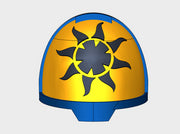 10x Solar Paladins - G:13a Shoulder Pads 3d printed