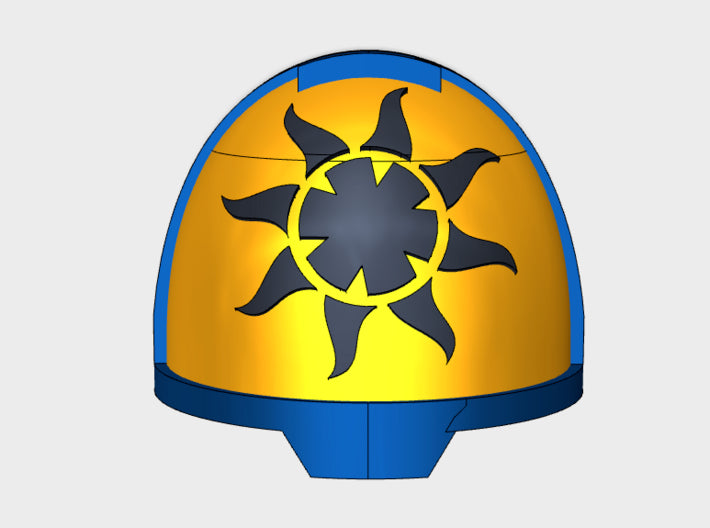 10x Solar Paladins - G:13a Shoulder Pads 3d printed