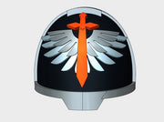 10x Winged Sword - G:13a Shoulder Pads 3d printed