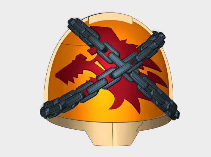 10x ScarHounds-Chained - G:13x Shoulder Pads 3d printed