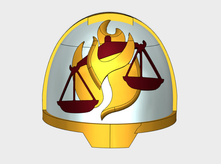 10x Bringers Of Judgement - G:13a Shoulder Pads 3d printed