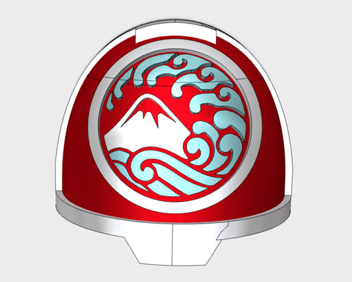 10x Nihon Knights - G:13a Shoulder Pads 3d printed