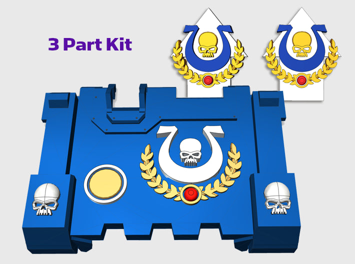 Ultra Legion: Impulsor Branding Kit 1 3d printed