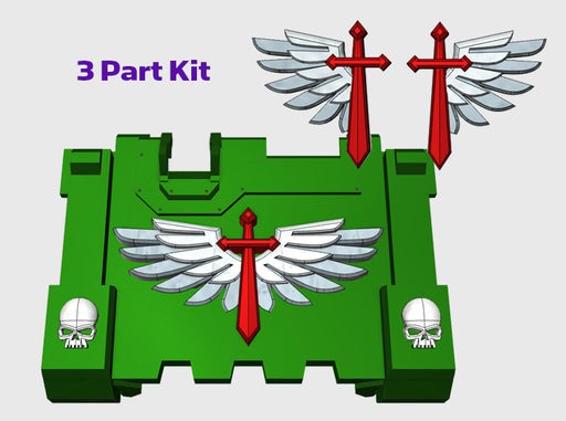 Winged Sword : Impulsor Branding Kit 1 3d printed