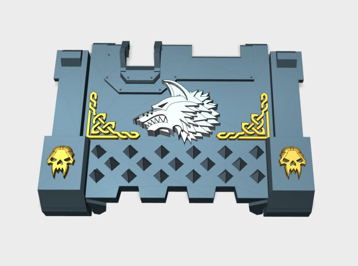 Shaggy Wolf : Impulsor Front Plate 1 3d printed