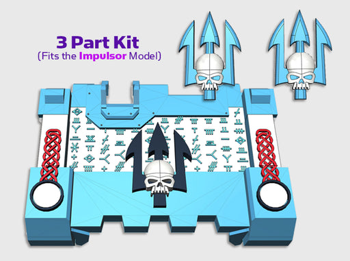 Neptune Spears : Impulsor Branding Kit 3d printed
