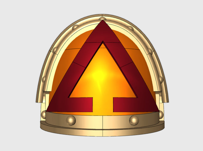 10x Scar Hounds Tactical:- G:3a Right Shoulders 3d printed