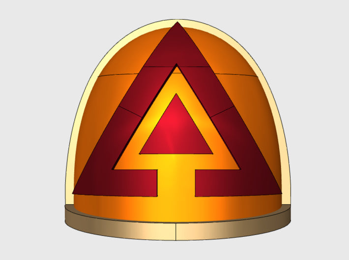 10x Scar Hounds Sergent:- G:4a Right Shoulders 3d printed