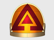 10x Scar Hounds Sergent:- G:10a Shoulder Pads 3d printed