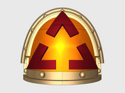 10x Scar Hounds Veterans:- G:3a Right Shoulders 3d printed