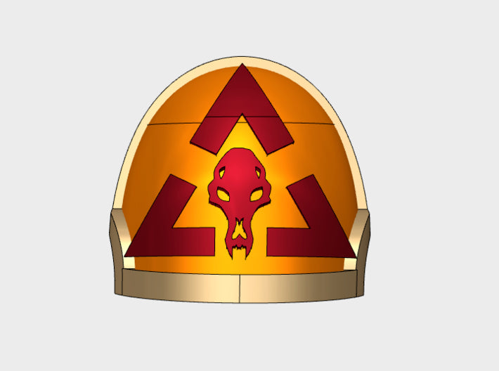 10x Scar Hounds Command:- G:10a Shoulder Pads 3d printed