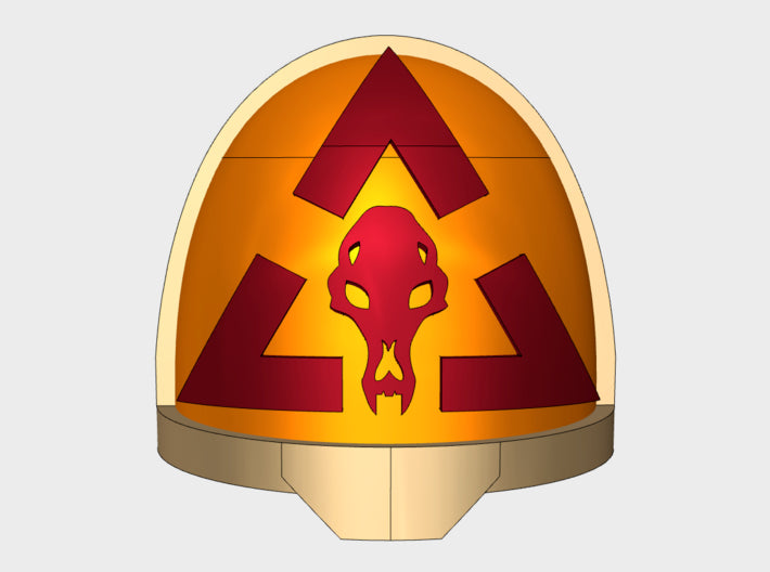 10x Scar Hounds Command:- G:11a Right Shoulders 3d printed