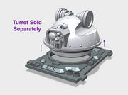 Provocator : Top-Hatch Turret Mount Component 3d printed