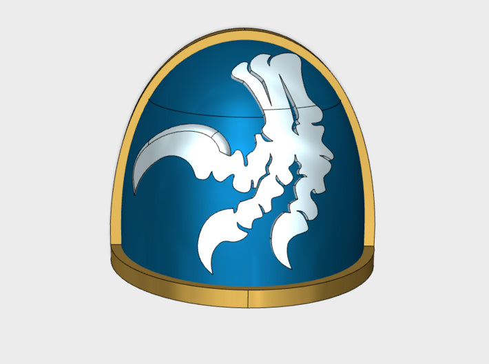 10x Primal Claws VR - G:4a Shoulder Pads 3d printed