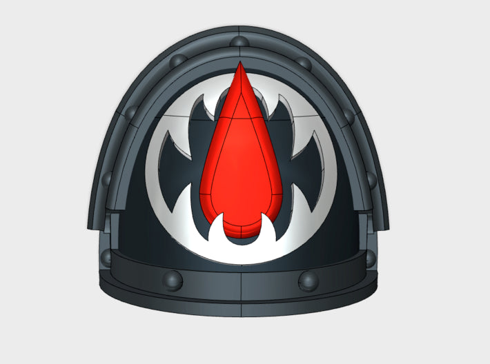 10x Blood Wraiths - G:3a Right Shoulders 3d printed