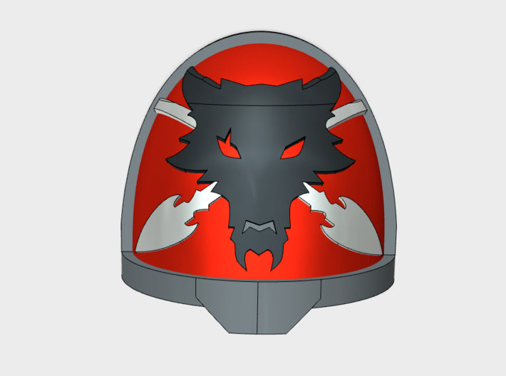 10x Skota Vlka - G:11a Right Shoulders 3d printed