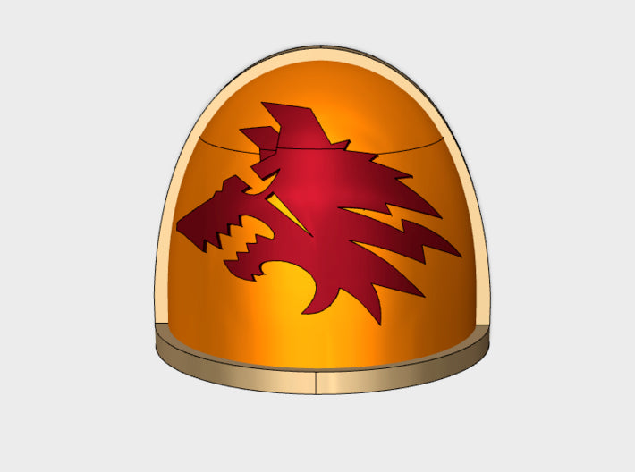 10x Scar Hounds - G:4a Right Shoulders 3d printed