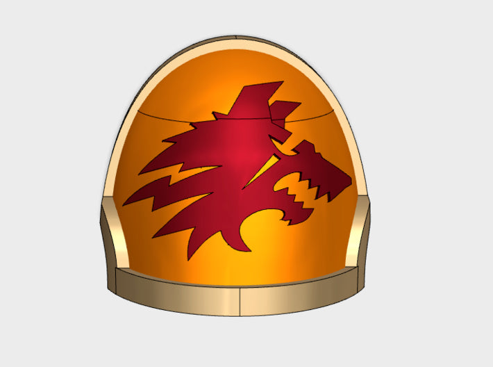 10x R_Scar Hounds - G:10a Shoulder Pads 3d printed