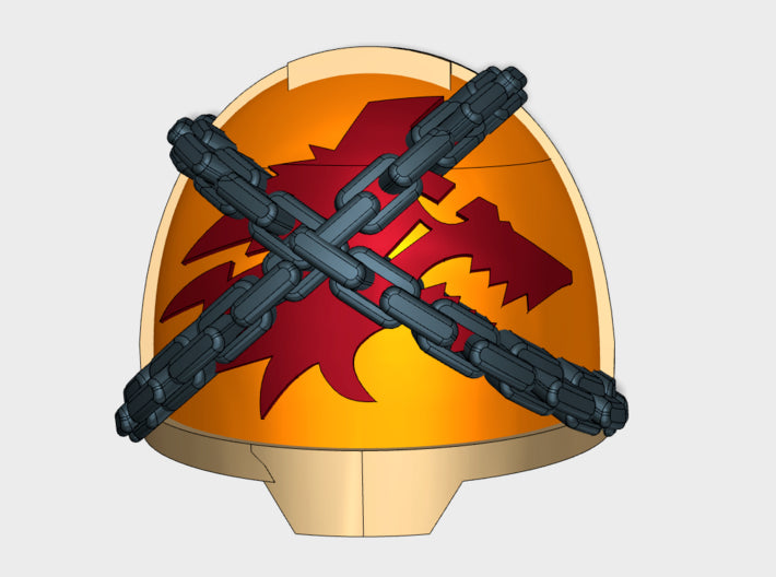 10x Scar Hounds-Chained - G:13a Right Shoulders 3d printed