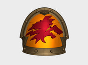 10x R_Scar Hounds - Right Abhorrent Shoulders 3d printed