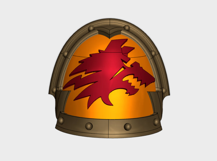 10x R_Scar Hounds - Right Abhorrent Shoulders 3d printed