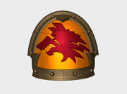 10x Scar Hounds - Abhorrent Shoulder Pads 3d printed