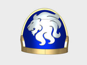 10x Celestial Lions - G:10a Shoulder Pads 3d printed