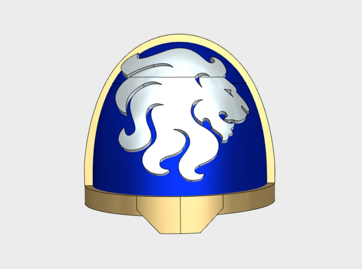 10x R_Celestial Lions - G:11a Right Shoulders 3d printed