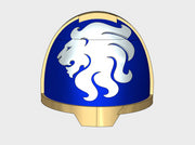 10x Celestial Lions - G:13a Shoulder Pads 3d printed