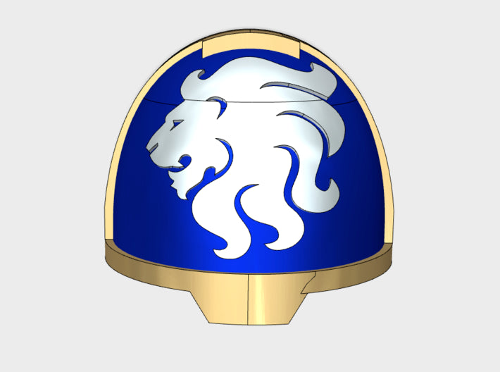 10x Celestial Lions - G:13a Shoulder Pads 3d printed