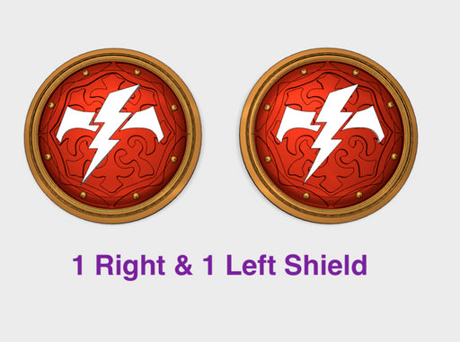 Storm Legion - M:1 Round Power Shields (L&amp;R) 3d printed