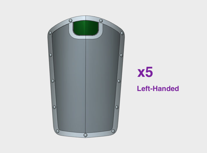 Base - Tactical Power Shields (Left) 3d printed