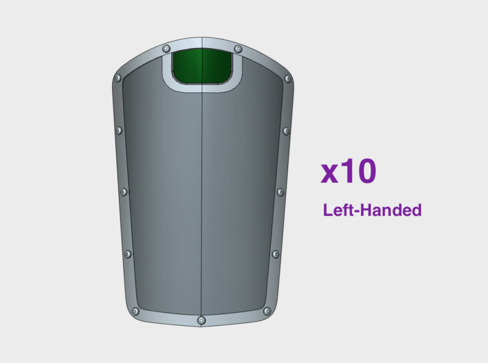 Base - Tactical Power Shields (Left) 3d printed