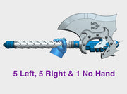 11x Energy Axe : Alpha Lenaeran 3d printed