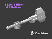 11x Power Hammer: Runesmith 3d printed