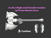 4x Energy Axe: Double Wight - Prime Set 3d printed