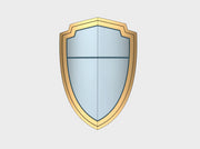 Blank Crest:1 - Power Kite Shields (Left) 3d printed