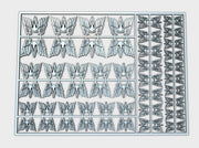 Death Ravens - Flat Vehicle Insignia pack 3d printed