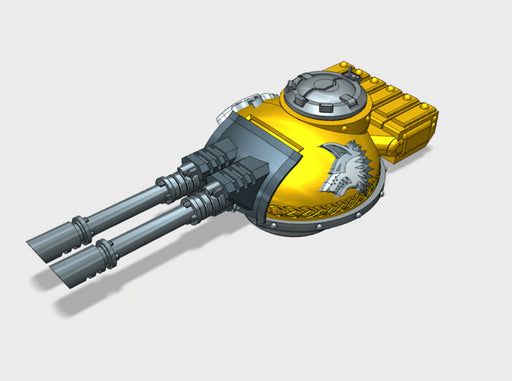 Shaggy Wolf : Phobos Twin Laser Turret (Conv.) 3d printed