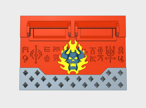 Burning Demon : Standard APC Frontplate 3d printed