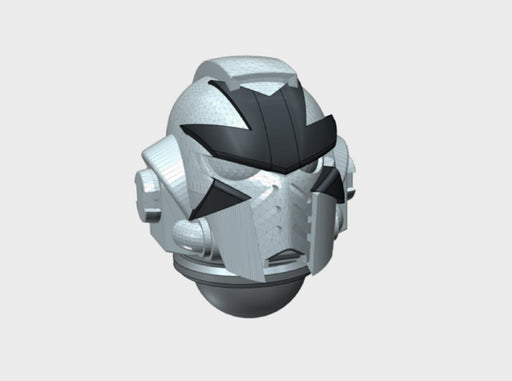 10x Cross Face - G:10 Prime Helmets 3d printed
