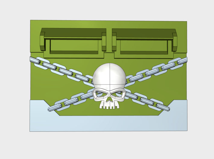 Rift Castelians : Standard APC Frontplate 3d printed