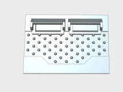 Studded : Standard APC Frontplate 3d printed
