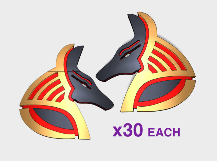 Anubian Sect - Shoulder Insignia packs 3d printed