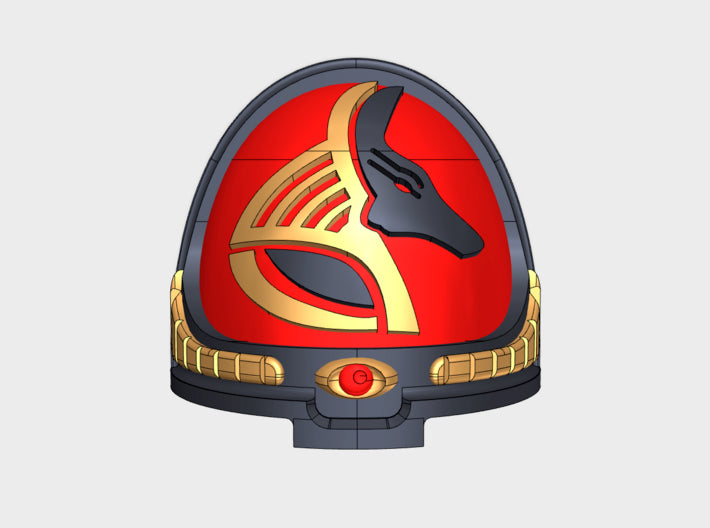 10x AnubianSect-R - Right Osiris Shoulders 3d printed