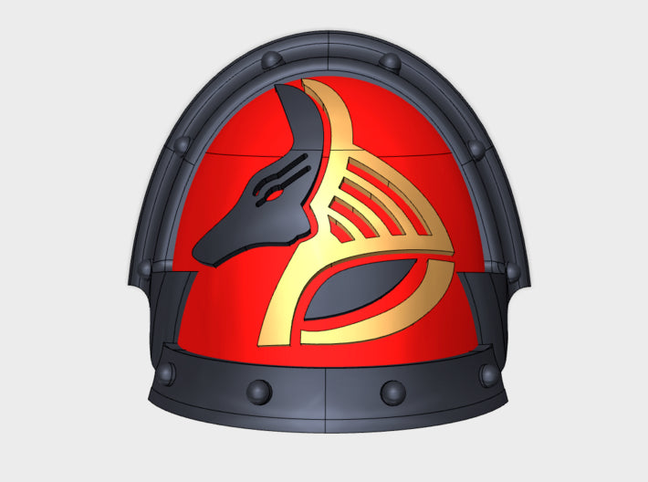 10x AnubianSect-L - Abhorrent Shoulder Pads 3d printed