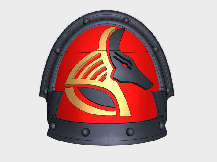 10x AnubianSect-R - Right Abhorrent Shoulders 3d printed