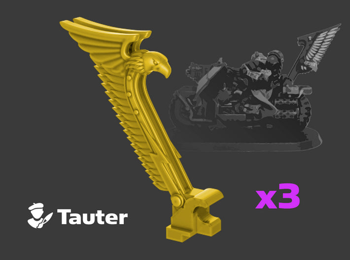 Streamline Raptor : Angled Biker Wing 3d printed