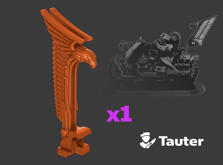 Streamline Raptor : Vertical Biker Wing 3d printed