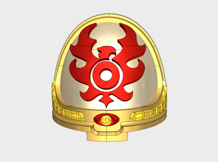 10x Cult of the Pyre - Right Osiris Shoulders 3d printed